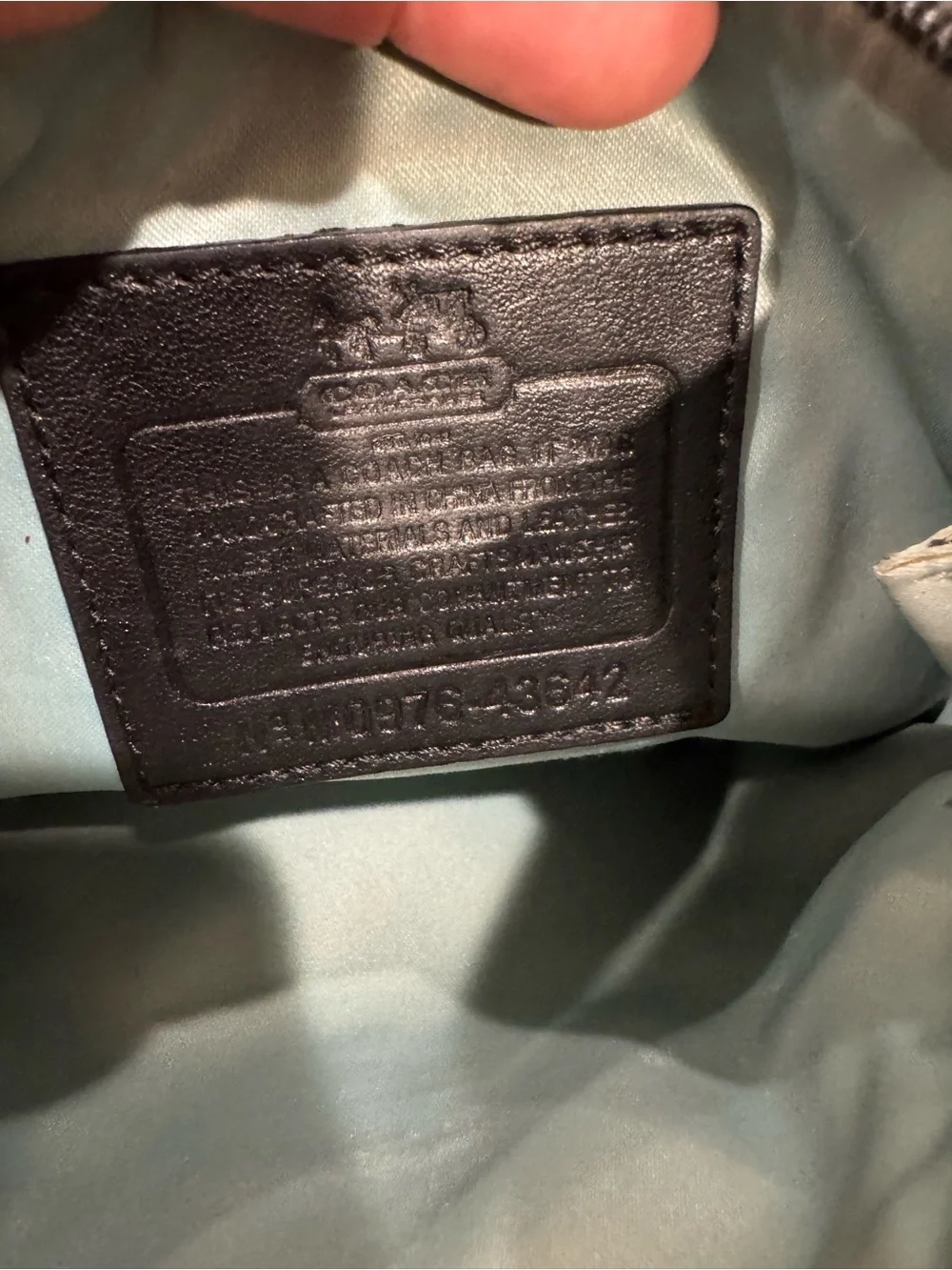 Vintage Y2K Coach Black and Tan Signature Crossbody Bag
